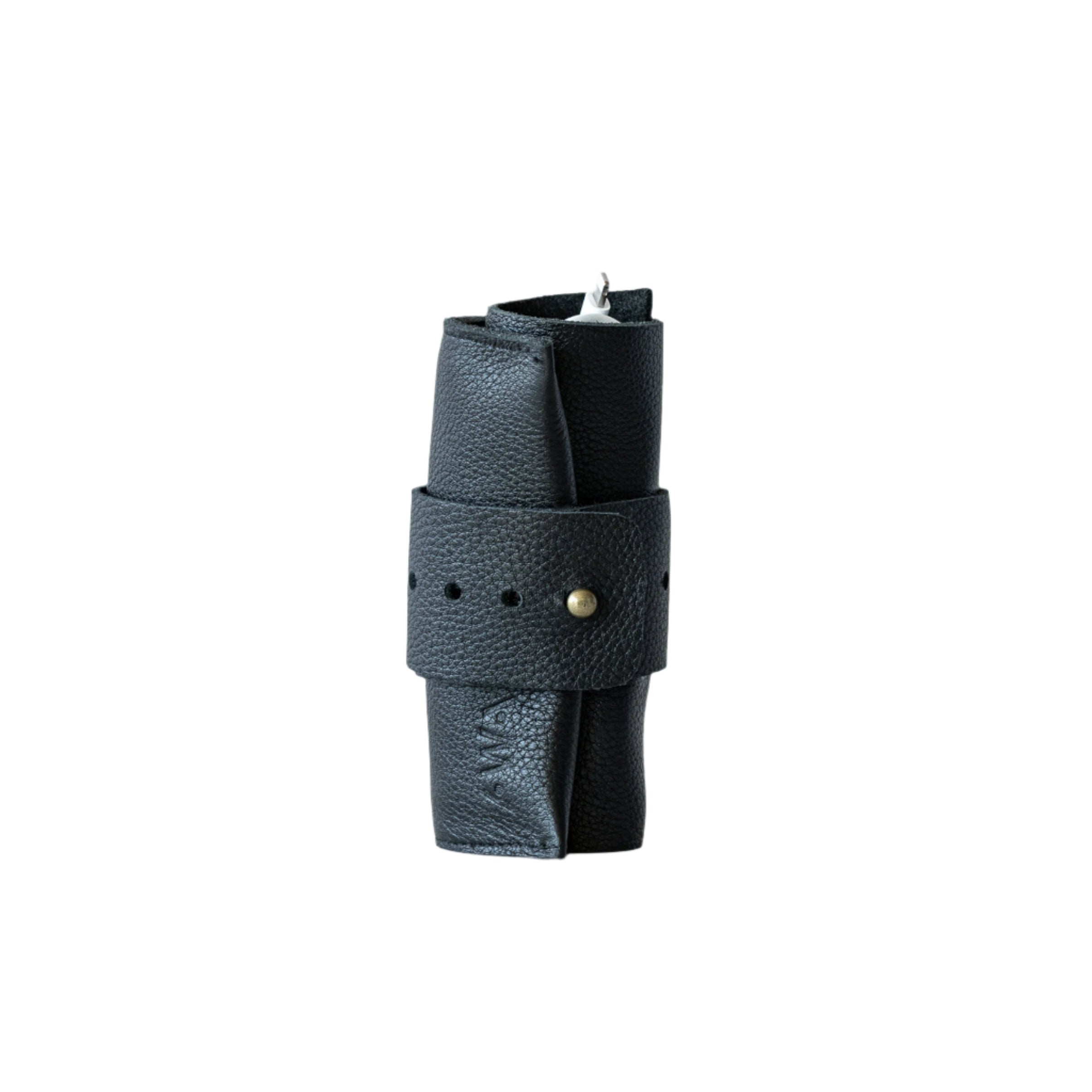 Afternoons with Albert black leather cord roll