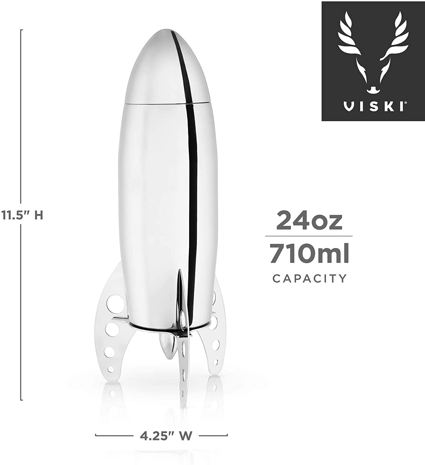 Viski Rocket Cocktail Shaker