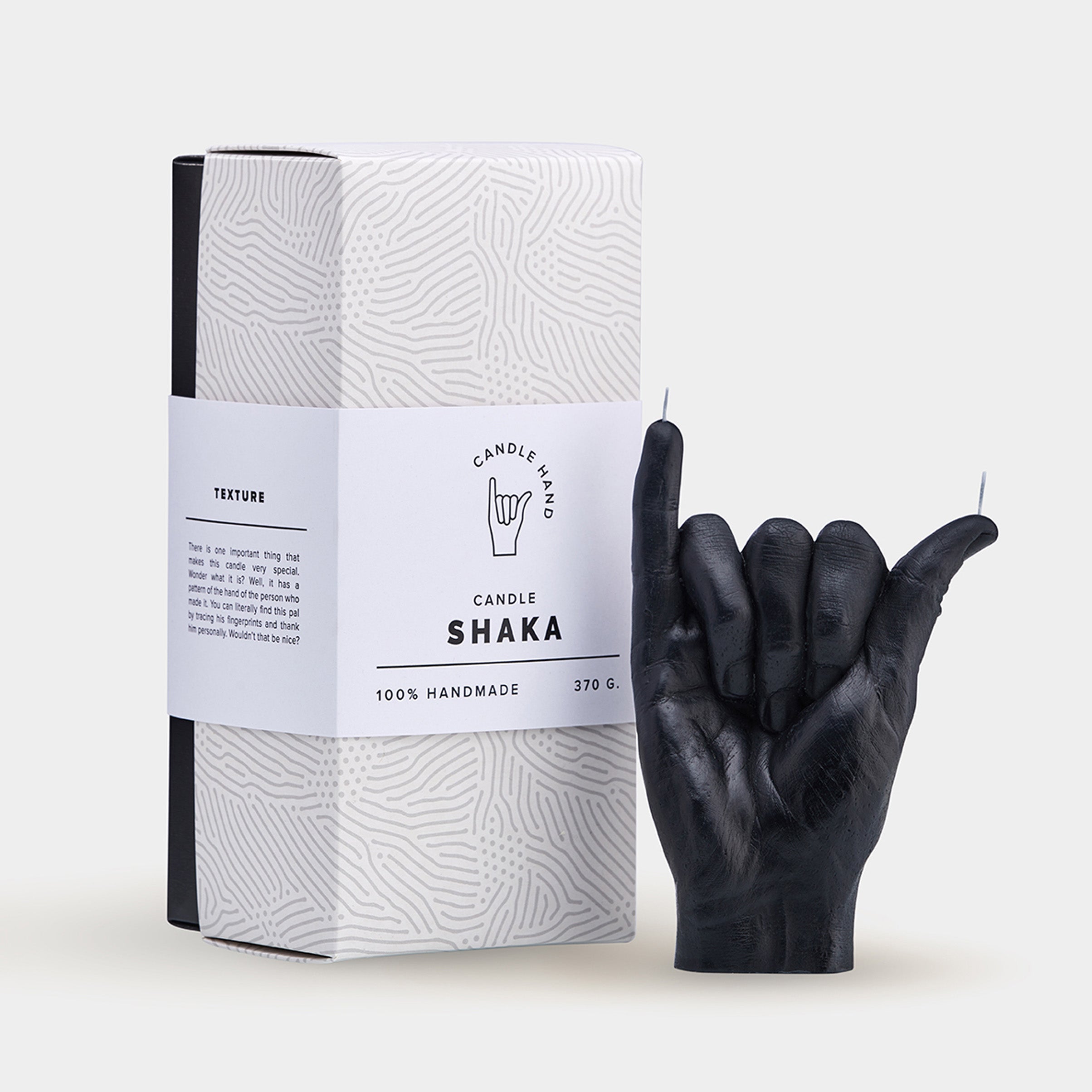 Candle hand Black Shaka Candle