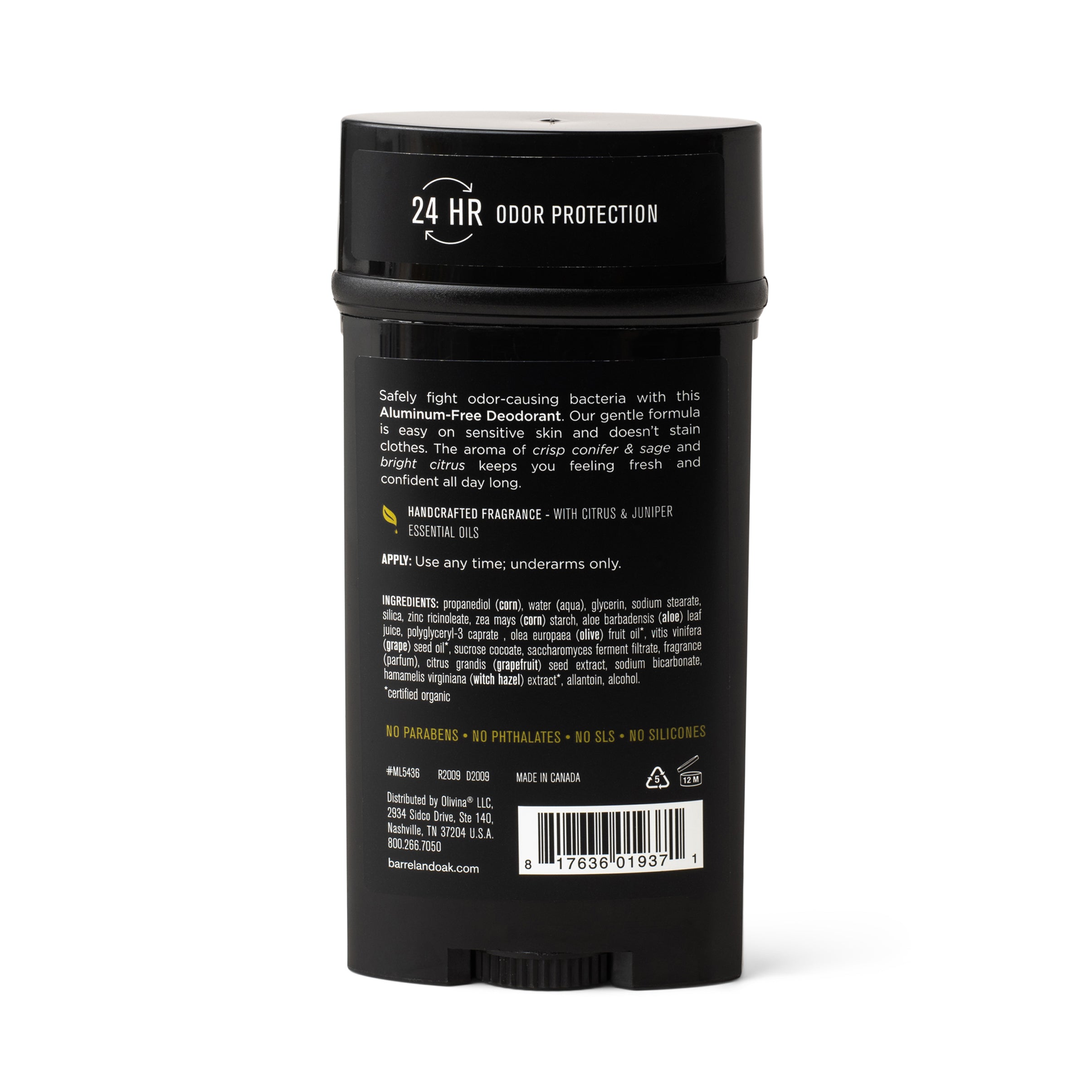 Barrel and Oak Mountain Sage deodorant