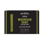 Barrel and Oak Mountain Sage Citrus and Juniper Exfoliating soap