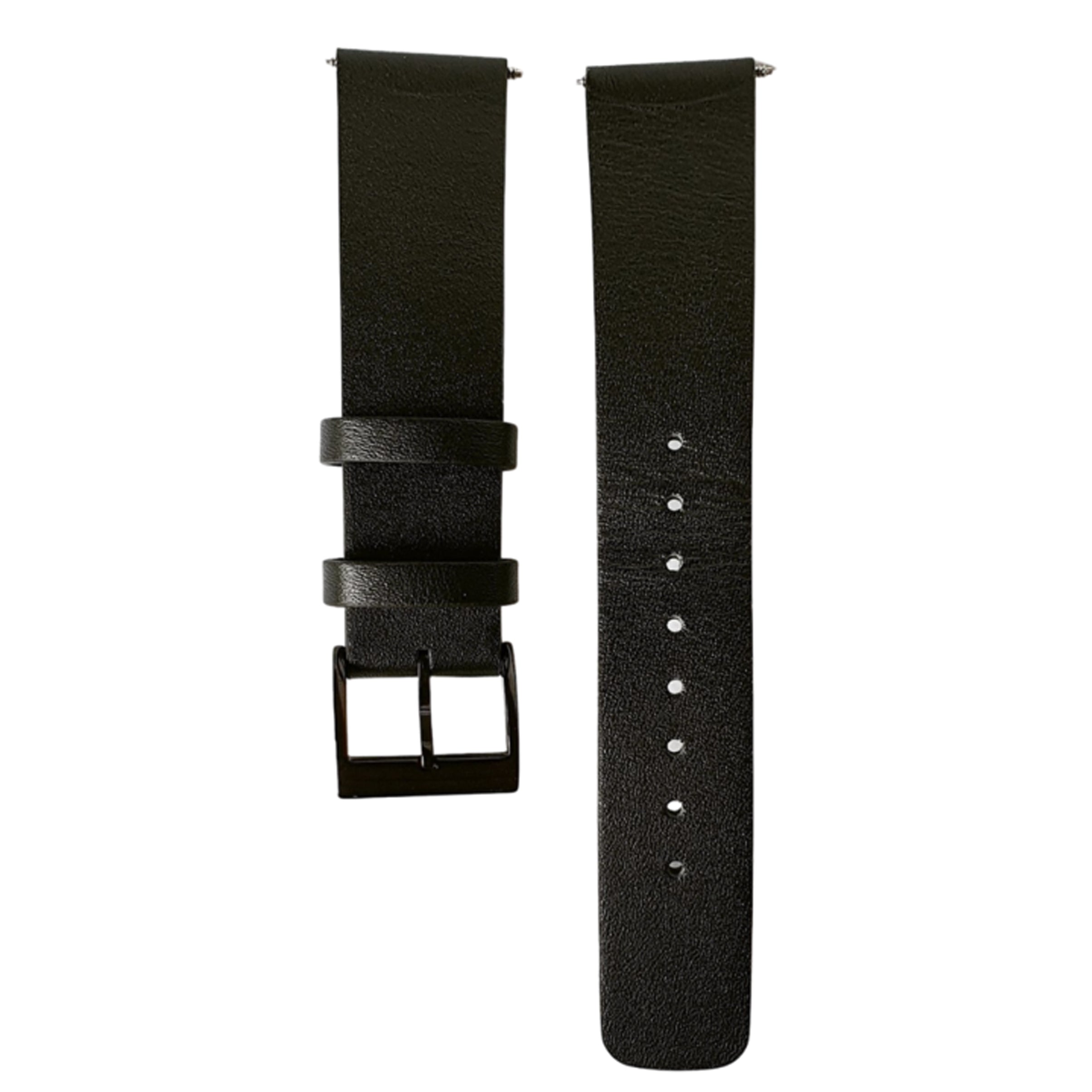 Benach Black leather strap