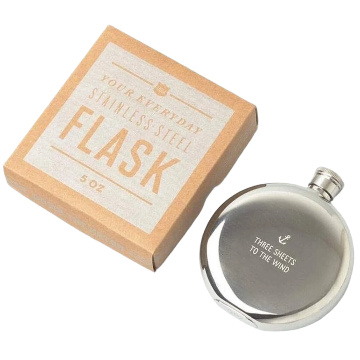 Izola Three Sheets To The Wind 5oz Flask – Huntsman & Co