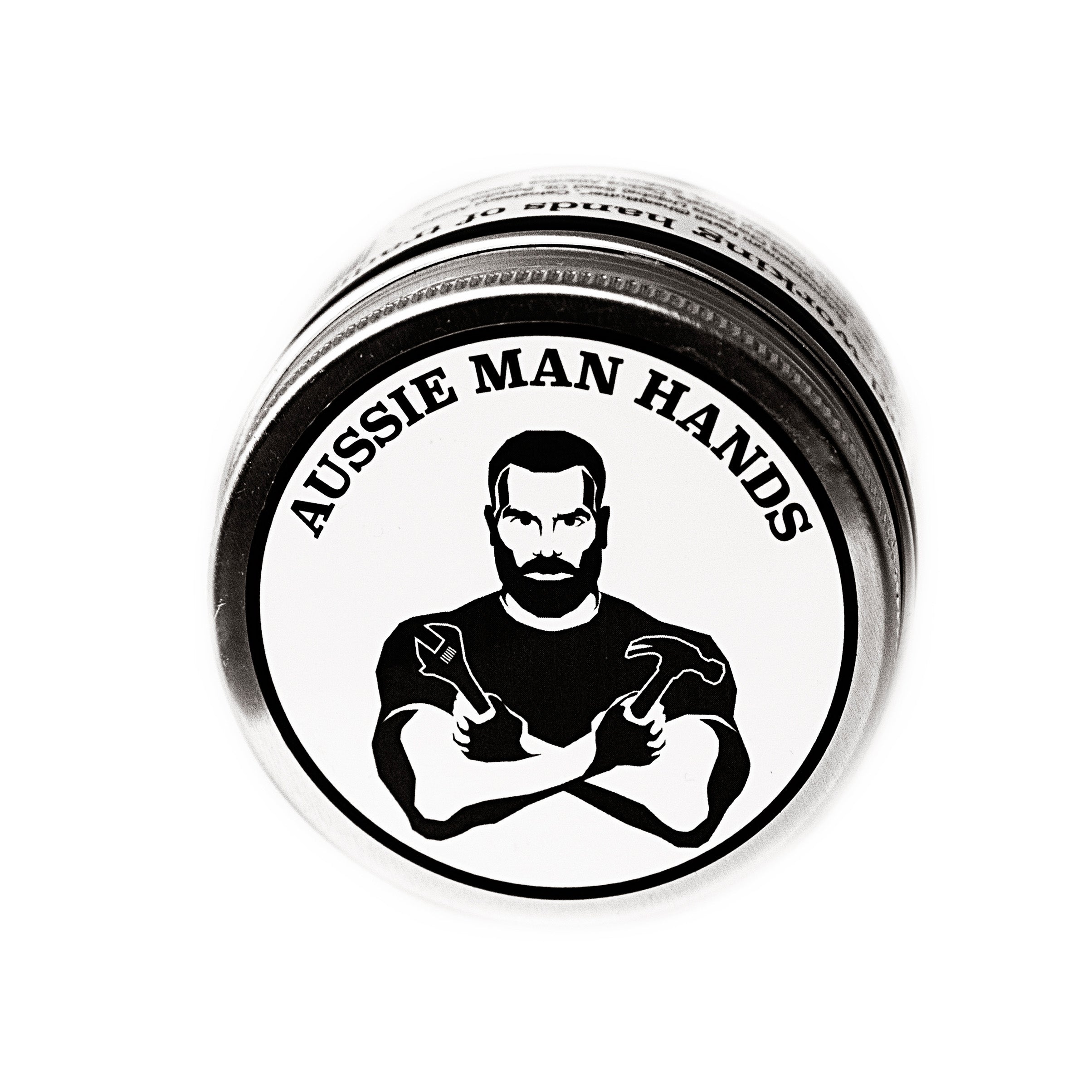 Aussie man hands hand cream