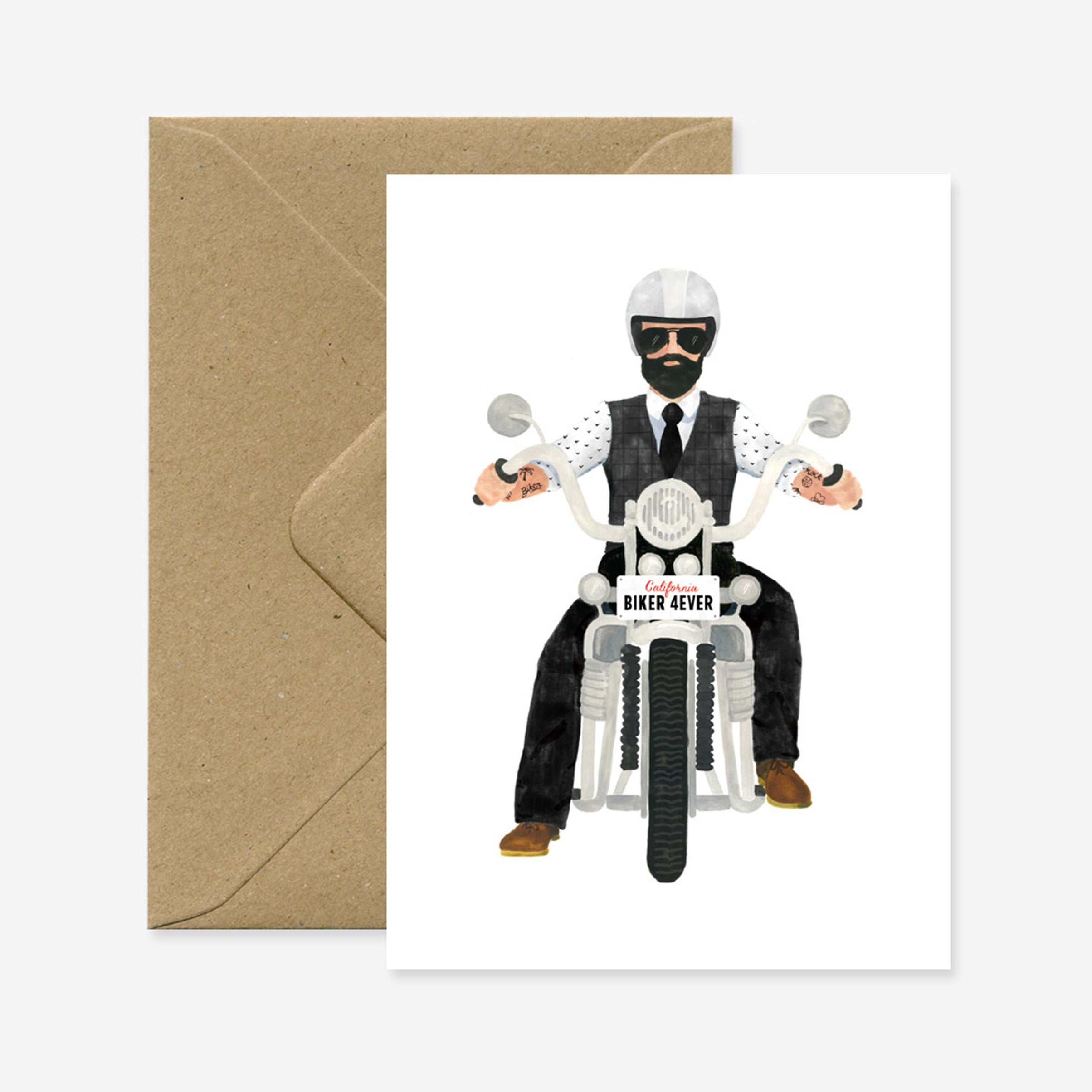 Biker 4ever card