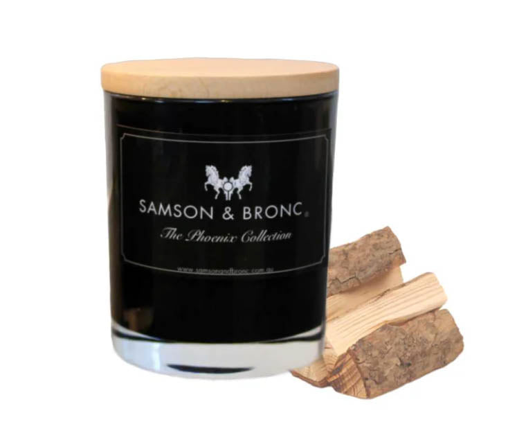 Samson & Bronc Candle - Exotic Woods