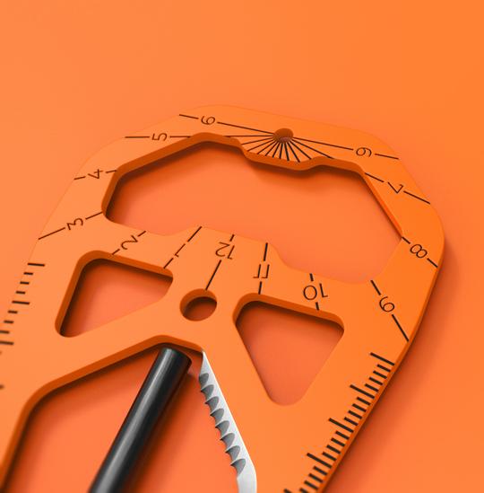 Tactica M.020 Camping Tool Card