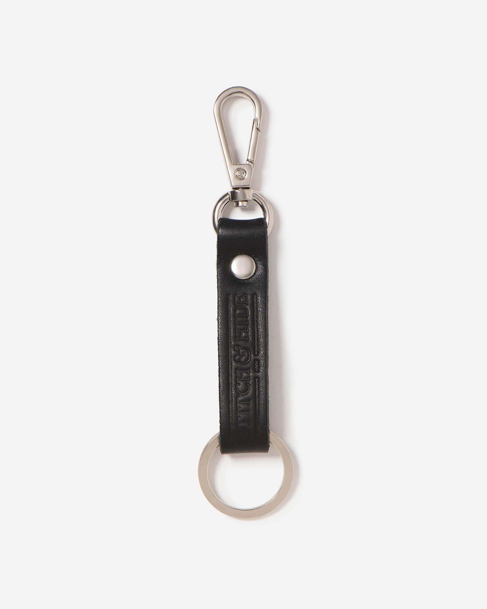 Stitch & Hide Keyring Black