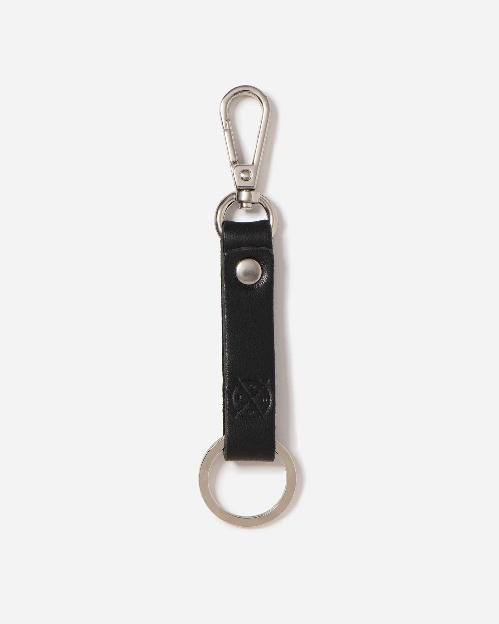 Stitch & Hide Keyring Black
