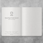 Bit Safe A6 pocket journal made from stone paper with black cover